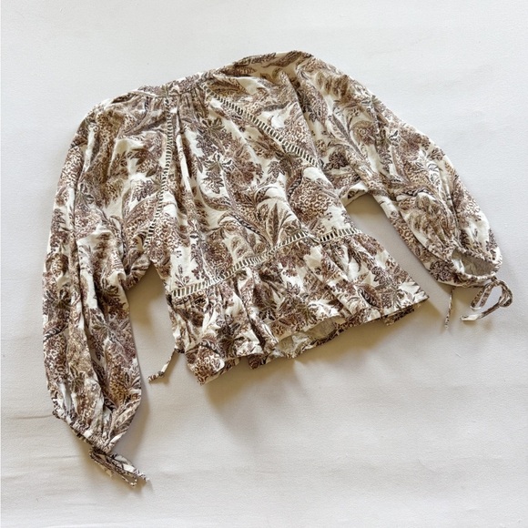 By Anthropologie Long-Sleeve Linen Blouse - Picture 4 of 6